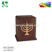 JS-URN373 solid wooden animal urn